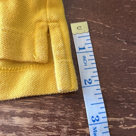 Lauren Ralph Lauren Cotton Vintage Short Sleeve Polo, Yellow | L - Picture 13 of 13